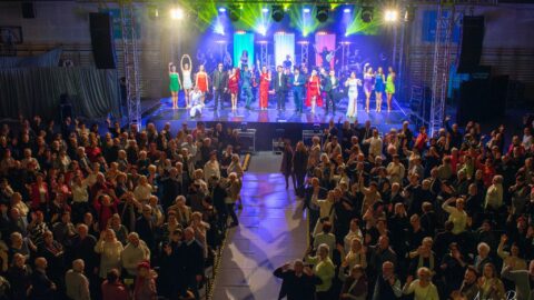 Koncert Noworoczny odbywający się w Hali Widowiskowo-Sportowej w Pleszewie.
