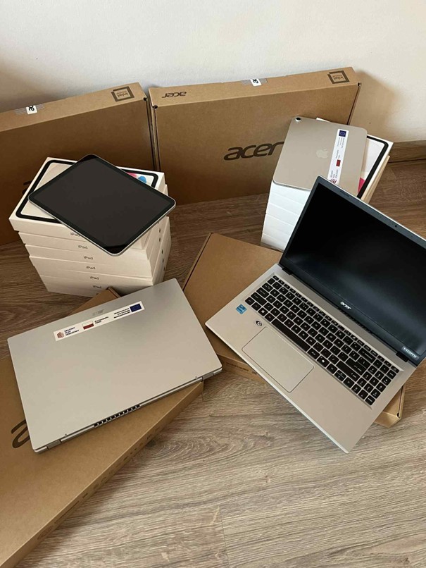 Laptop tablet oraz laptop przeglądarkowy ze środków KPO.